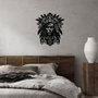 Wallity Rasta Escultura de Pared Metálica Negra
